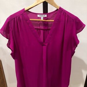Chaus Women's Fuchsia Blouse